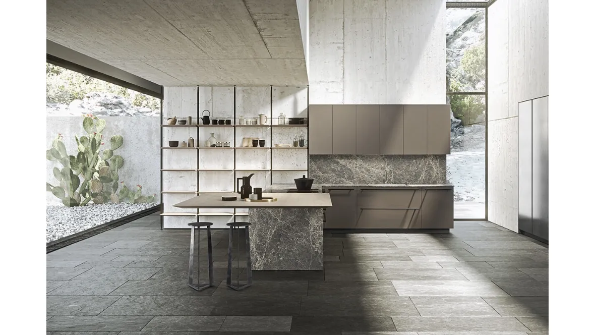 Cucina Design in laccato lucido Sistema 22-2 Ambiente 02 di Alta Cucine