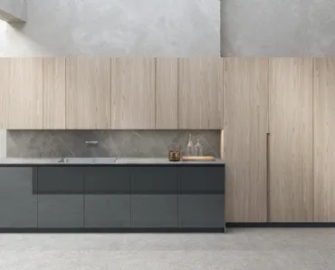 Cucina Design in legno e vetro Sistema 22-2 Ambiente 04 di Alta Cucine