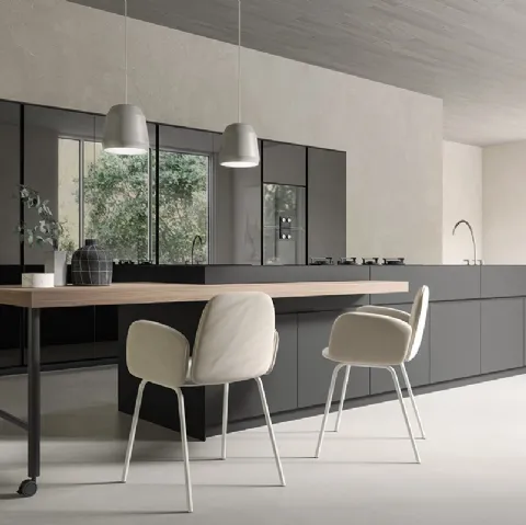 Cucina Design in Fenix opaco Sistema 22-2 Ambiente 07 di Alta Cucine