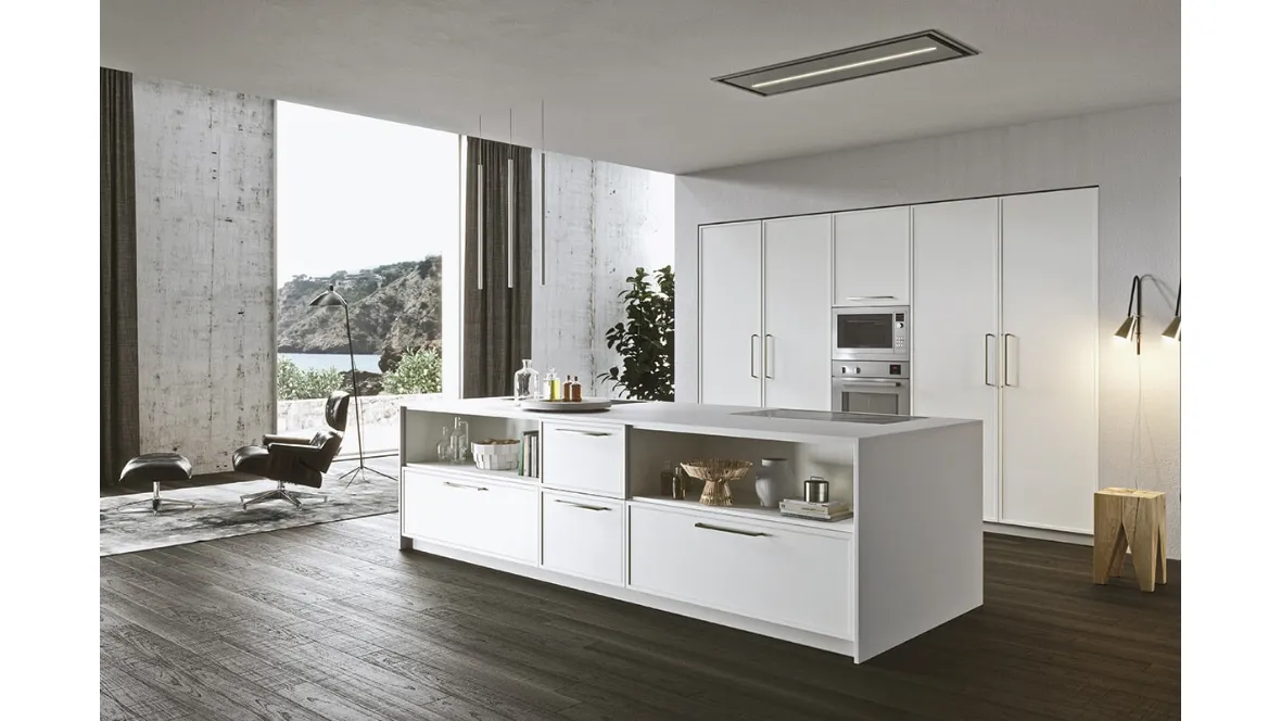 Cucina Design in laccato opaco bianco Sistema 22 Ambiente 09 di Alta Cucine