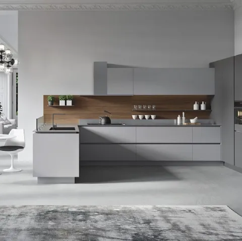 Cucina Design in laccato opaco Sistema 22 Ambiente 11 di Alta Cucine