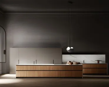 Cucina Design con isola Sistema 22 Pura di Alta Cucine