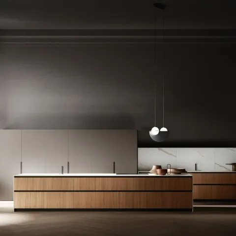 Cucina Design con isola Sistema 22 Pura di Alta Cucine