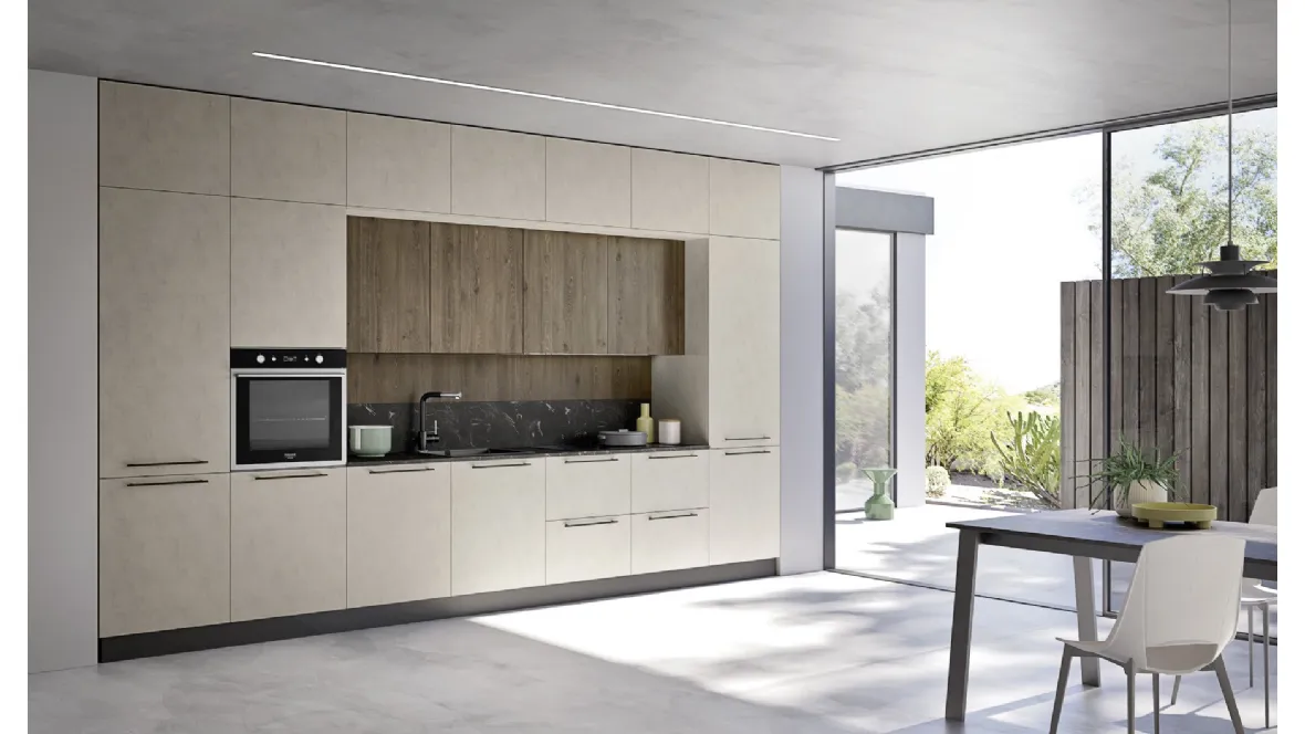 Cucina Moderna lineare Easy 005 di Ar-due