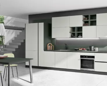 Cucina Moderna lineare Easy 016 di Ar-due