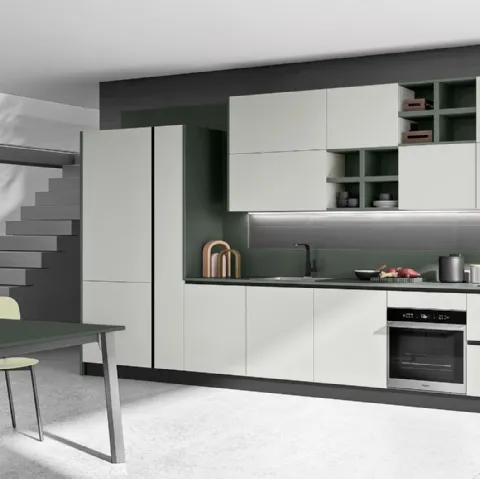 Cucina Moderna lineare Easy 016 di Ar-due