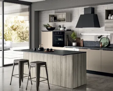 Cucina Moderna in laccato lucido Easy 019 di Ar-due