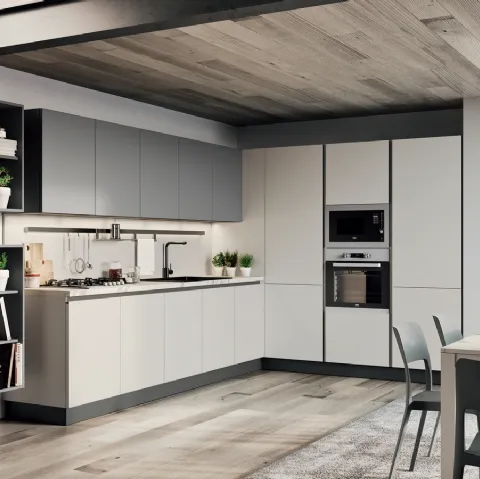 Cucina Moderna ad angolo Easy 014 di Ar-due