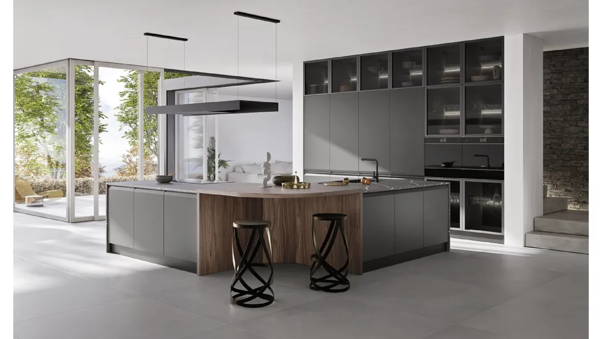 Cucina Moderna con isola K10 005 di Ar-due