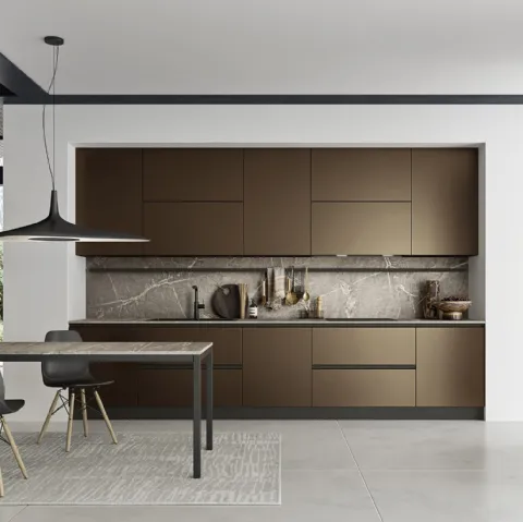 Cucina Moderna lineare Easy 005 di Ar-due