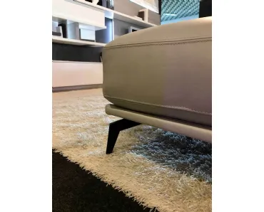 Divano in pelle ad angolo