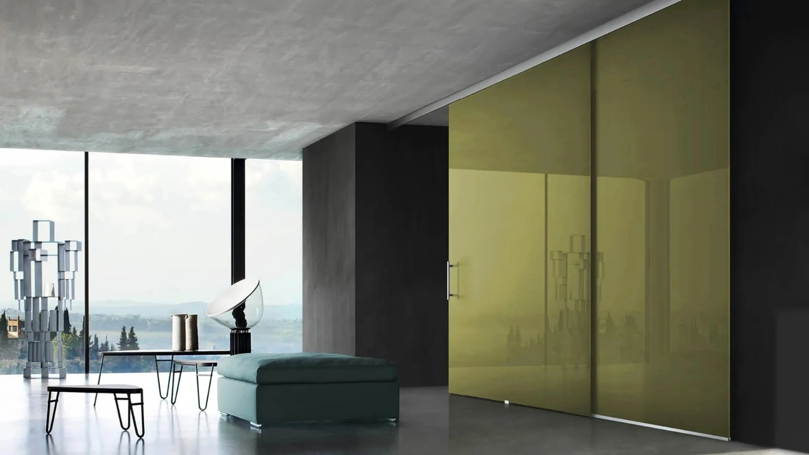 Porta per interni Tao Sospesa in Laccato di Doal