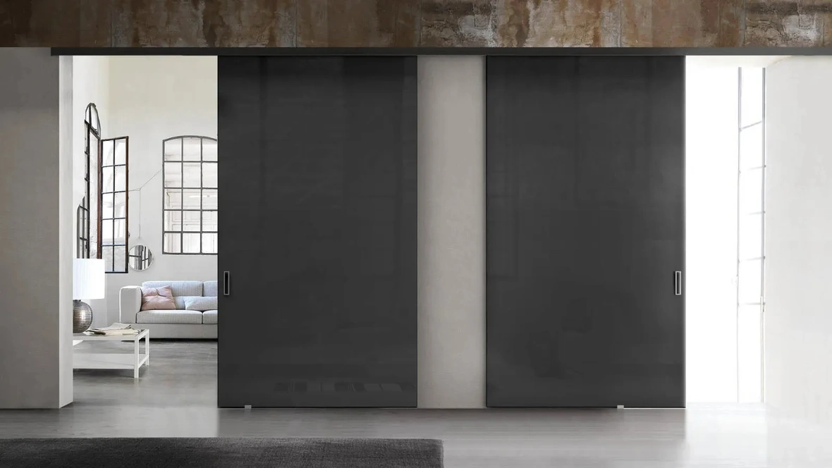 Porta per interni Tao Sospesa in Laccato di Doal