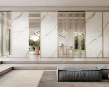 Porta per interni Zeus Sospesa effetto Marmo di Doal