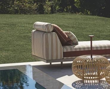 Lettino prendisole Atlas outdoor di Flexteam