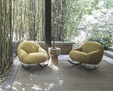 Poltroncina a dondolo Date Outdoor di Flexteam