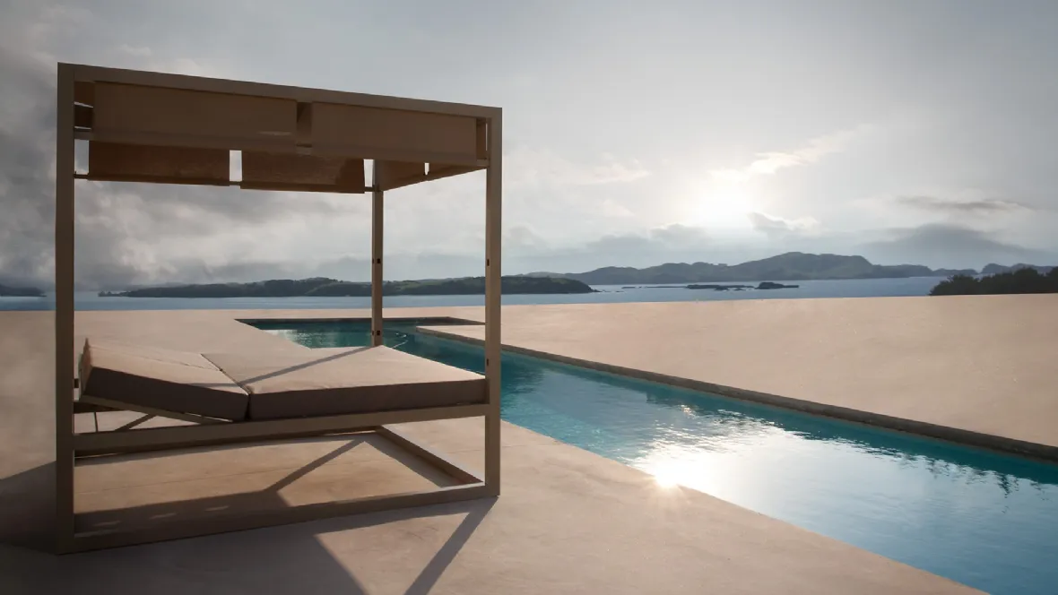 Lettino Elevated Daybed di Gandia Blasco