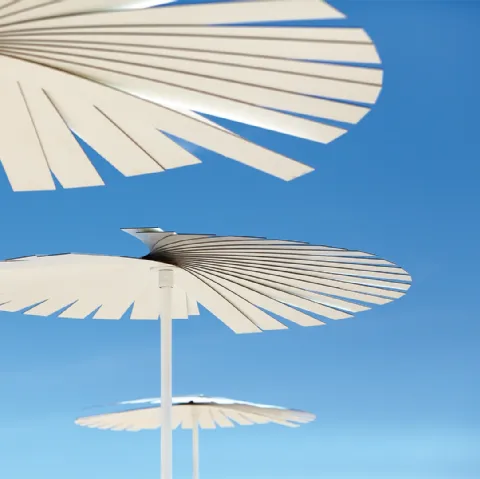 Ombrellone Ensombra Folding parasol in metallo di Gandia Blasco