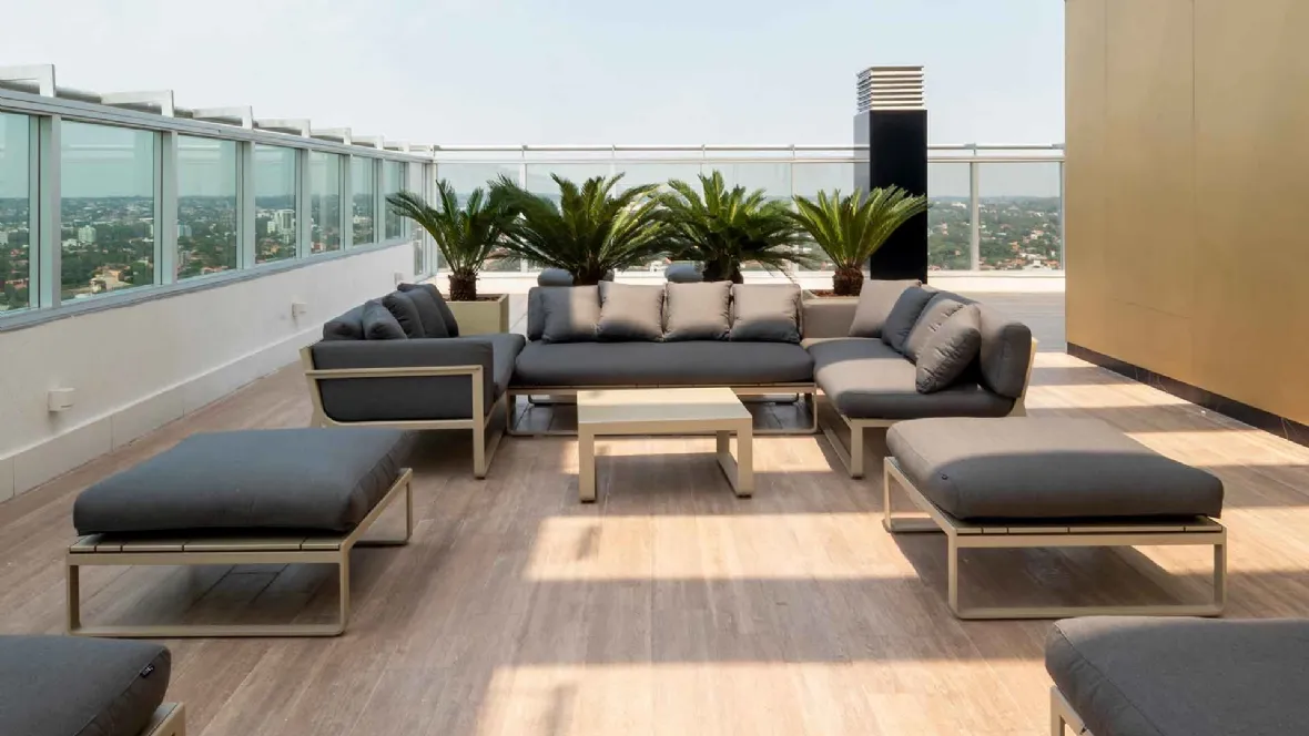 Pouf Flat Sectional di Gandia Blasco