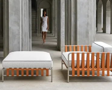 Pouf Onsen Sectional di Gandia Blasco