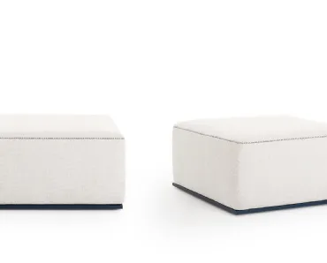 Islablanca Sectional pouf di Gandia Blasco