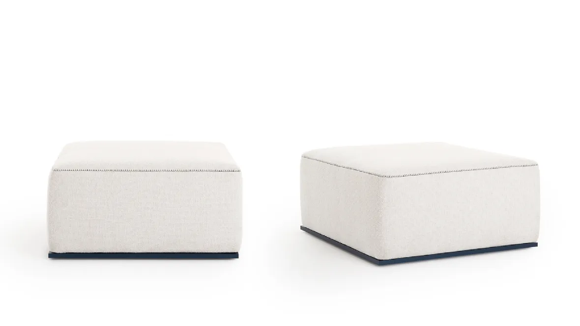 Islablanca Sectional pouf di Gandia Blasco