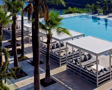 Gazebo con divano Pergola Sofa di Gandia Blasco