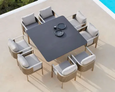 Tavolo e sedie Solanas di Gandia Blasco