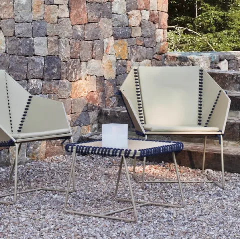 Poltroncina Textile in polietilene di Gandia Blasco