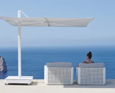 Ombrellone Umbra Folding parasol di Gandia Blasco