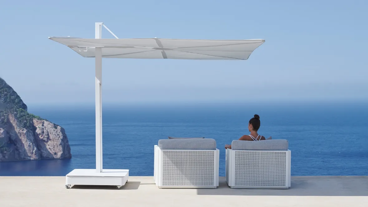 Ombrellone Umbra Folding parasol di Gandia Blasco