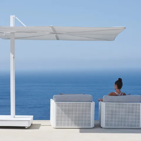 Ombrellone Umbra Folding parasol di Gandia Blasco