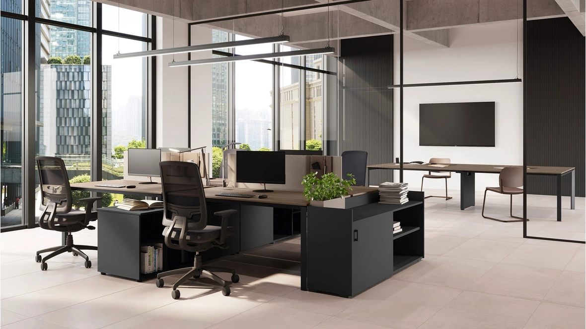 Scrivania operativa 5th Element di Las Mobili