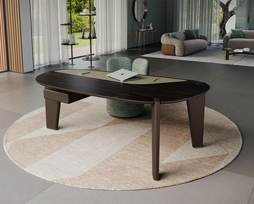Scrivania direzionale di design in legno Boston di Cattelan Italia