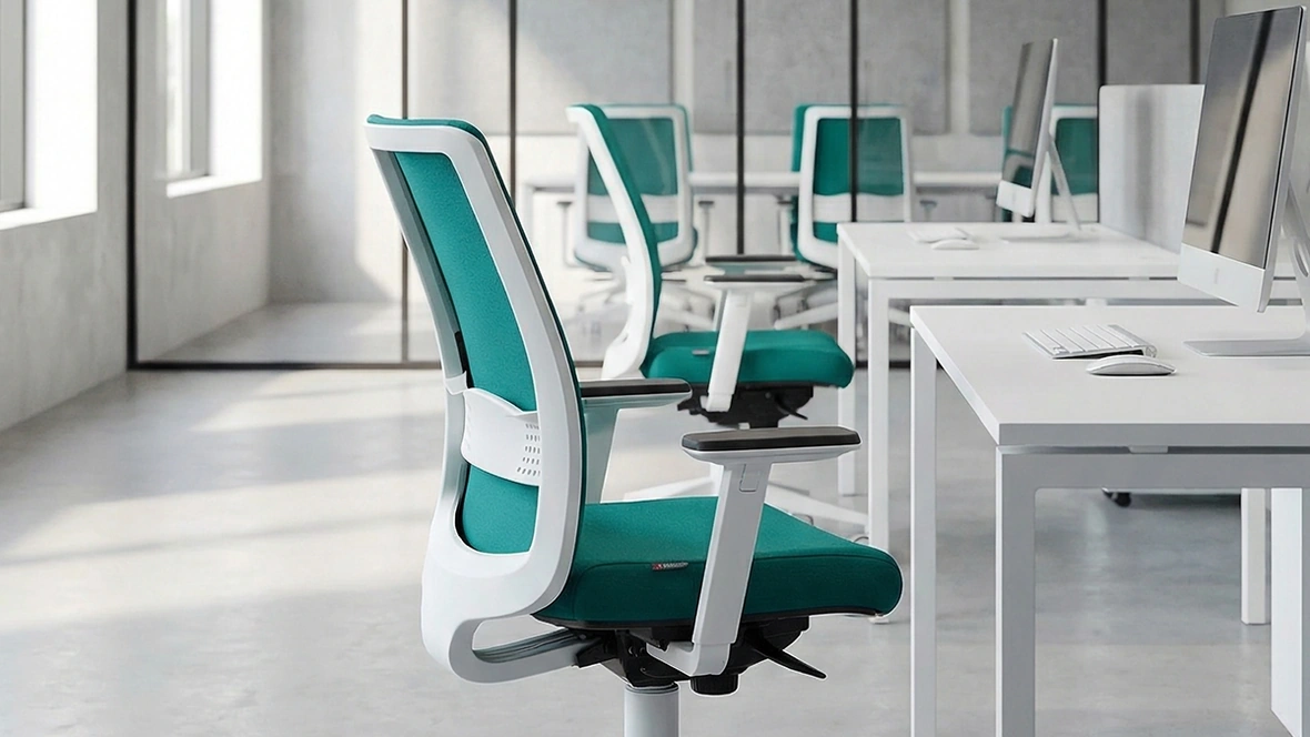 Seduta operativa Bursa Evo Imbottita Advanced Swivel Chair di Vaghi