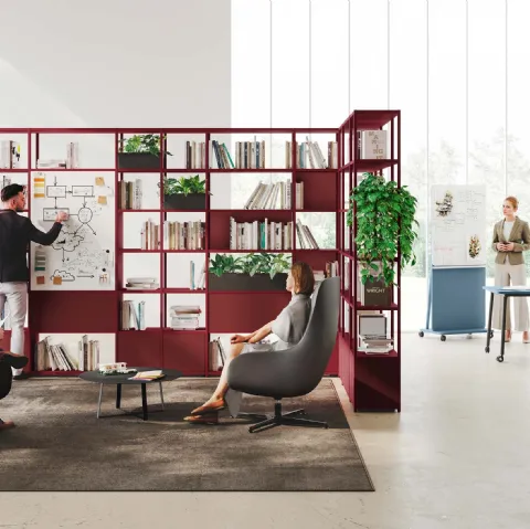 Libreria Cubo Smart di Las Mobili