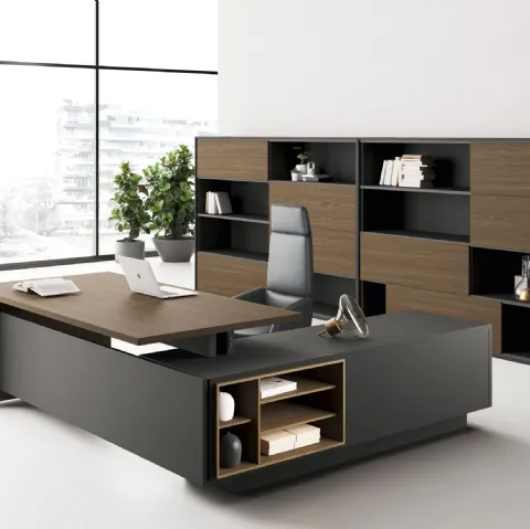 Scrivania direzionale Ufficio Elite di Las Mobili