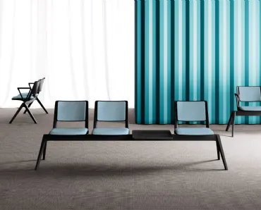 Seduta attesa F01 Bench di Las Mobili
