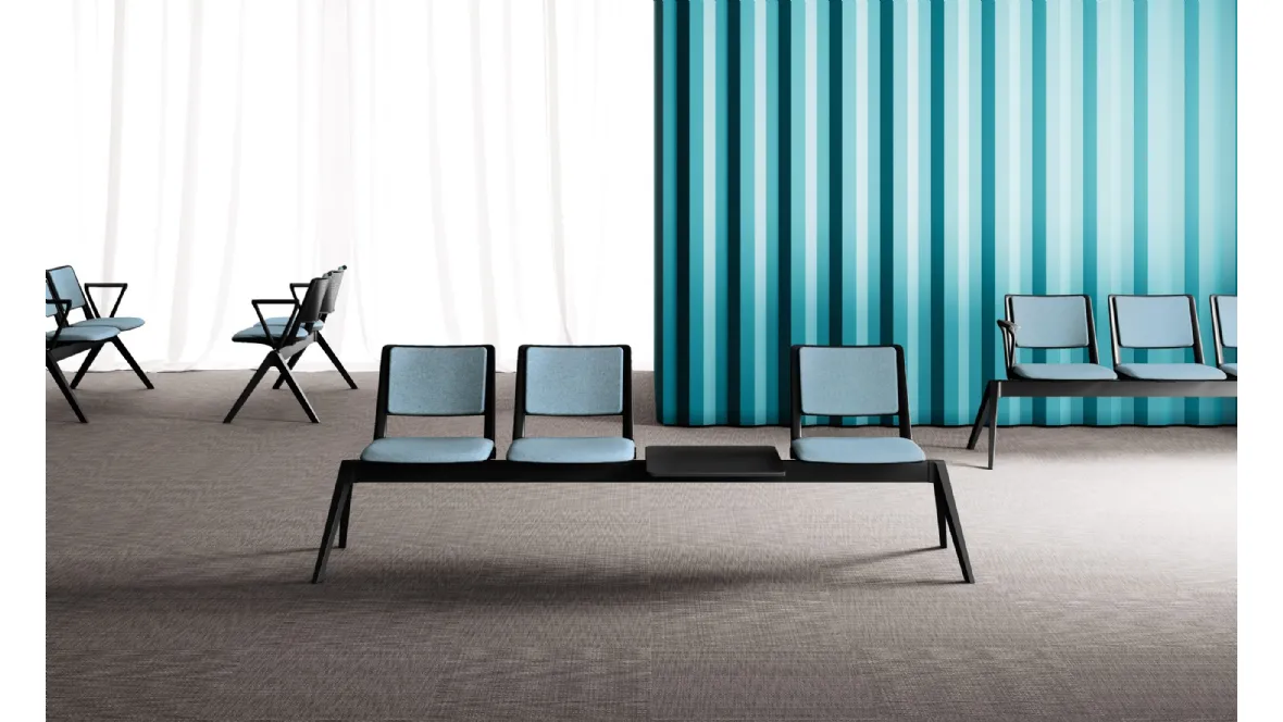 Seduta attesa F01 Bench di Las Mobili
