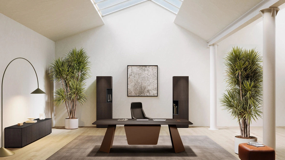 Scrivania direzionale Monolith di Las Mobili