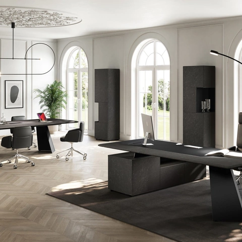 Scrivania direzionale Monolith di Las Mobili