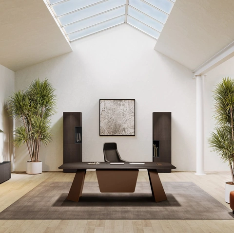 Scrivania direzionale Monolith di Las Mobili