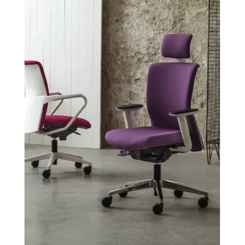 Seduta operativa elegante ed ergonomica Morea Comfort Advanced di Vaghi