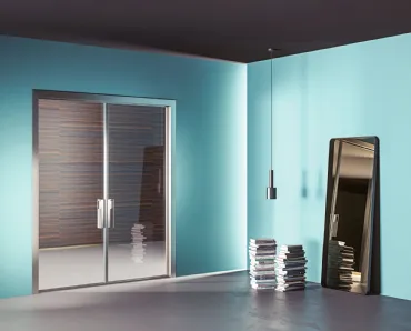 Porte su pareti divisorie per ufficio di Las Mobili