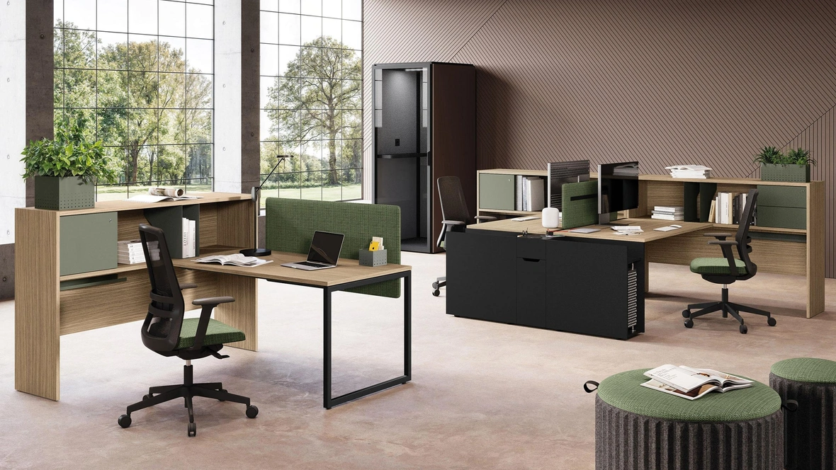 Scrivania operativa Sigma di Las Mobili