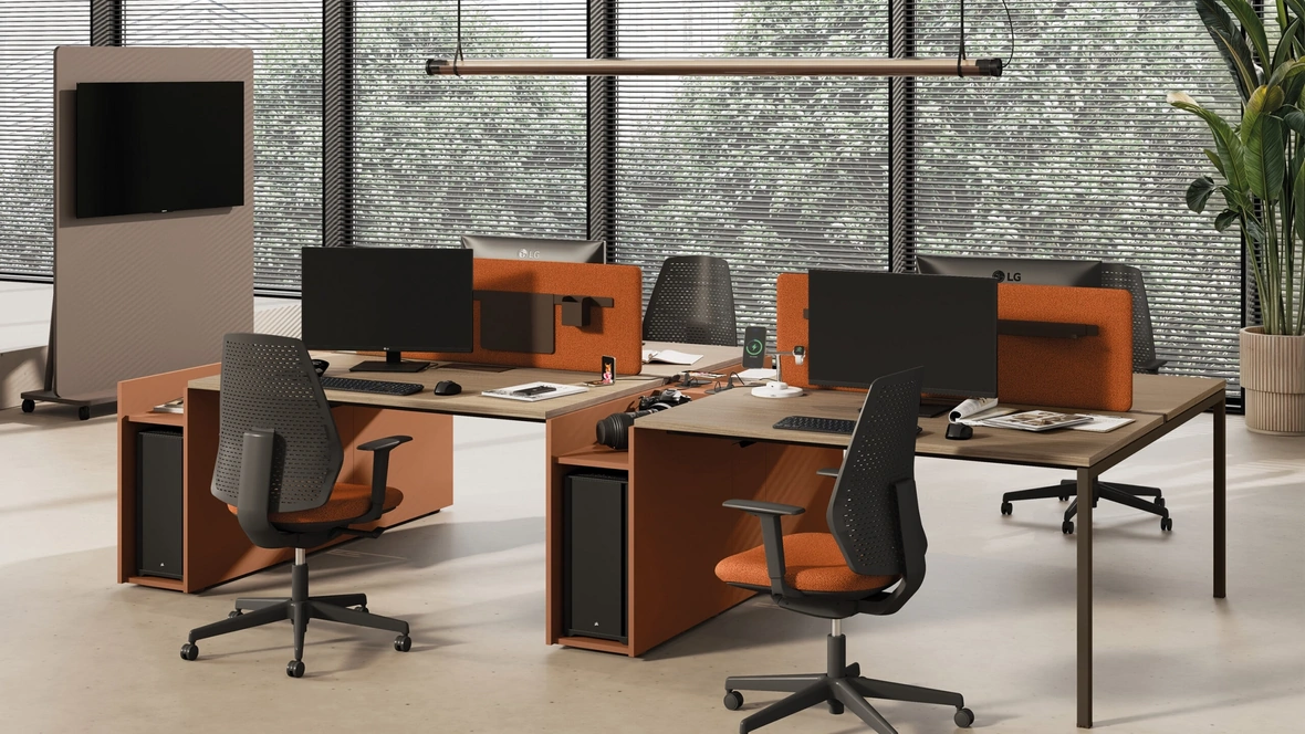 Scrivania operativa Sigma di Las Mobili