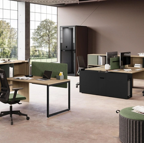 Scrivania operativa Sigma di Las Mobili