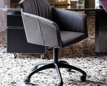 Sedia operativa girevole Tyler Wheels di Cattelan Italia